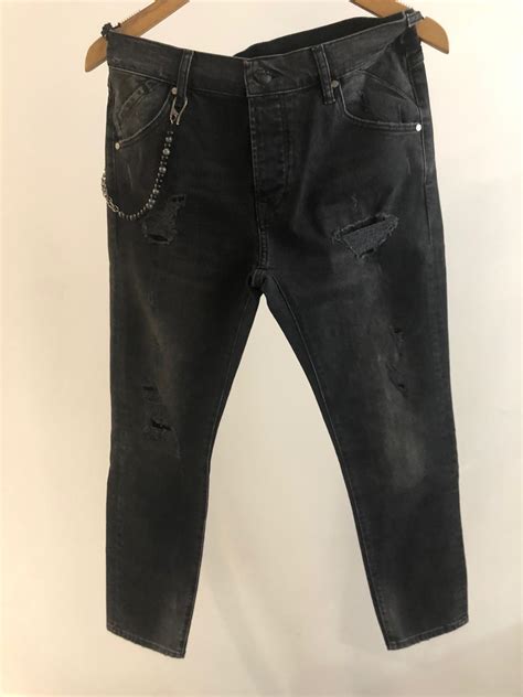 jeans nero uomo.